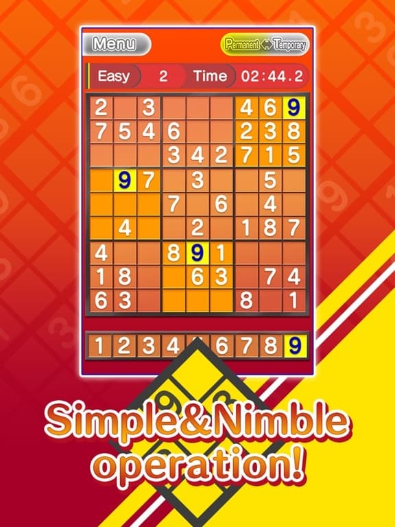 Basic NumberPlace Red screenshot 2
