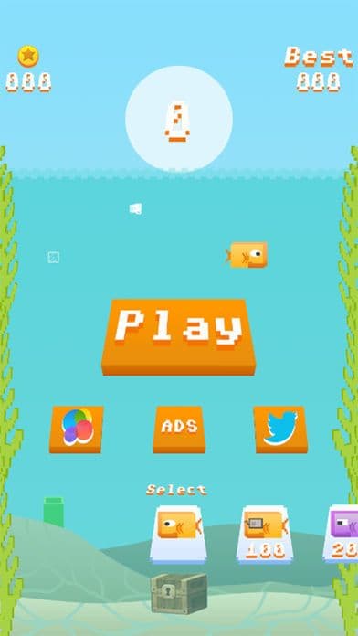 Fishy Spikes Retro screenshot 2