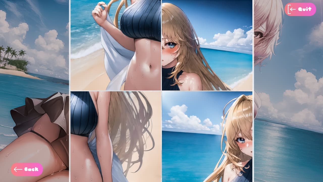 Senpai Puzzle: Waifu Summer (itch) screenshot 3
