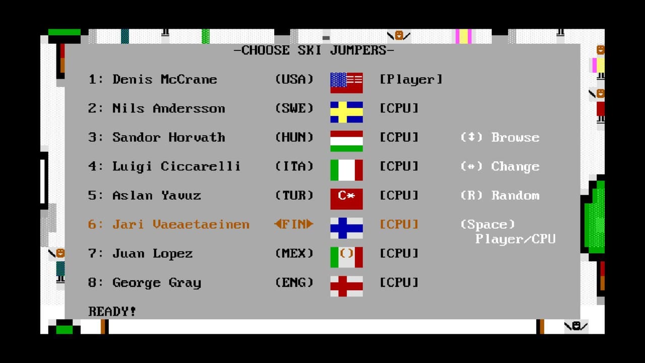 Denis McCranes Ski Jumping Challenge: Sarajevo 1983 screenshot 3