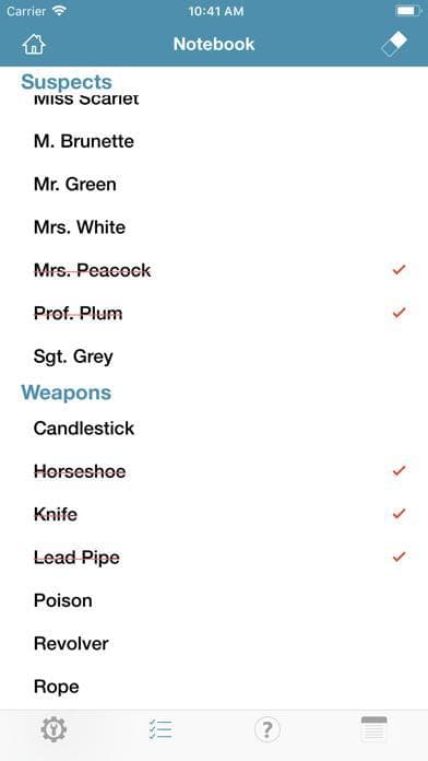 Clue Detective Notebook screenshot 4