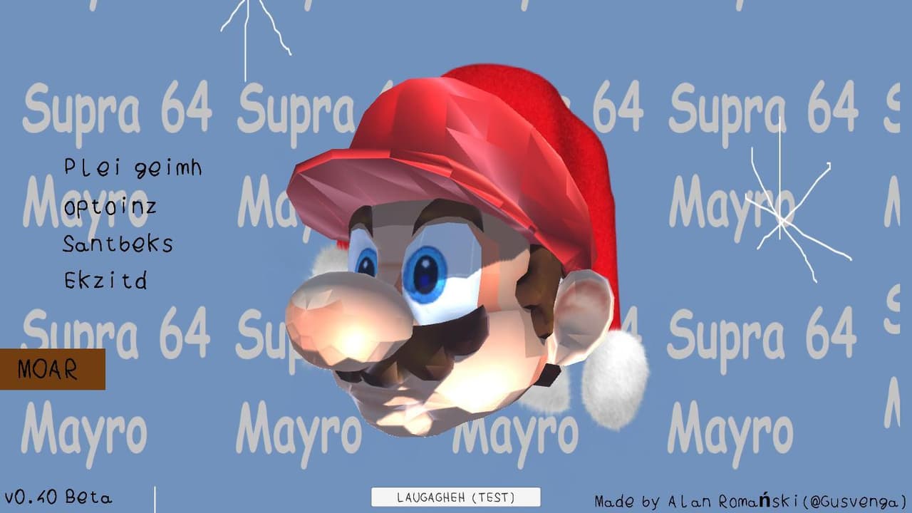 Supra Mayro 64 Fan Made CHRISTMAS! screenshot 3