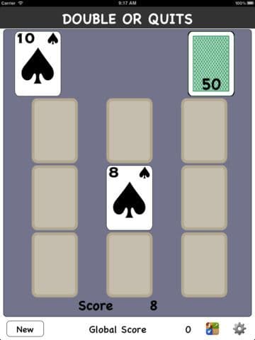 Double Or Quits Solitaire screenshot 2