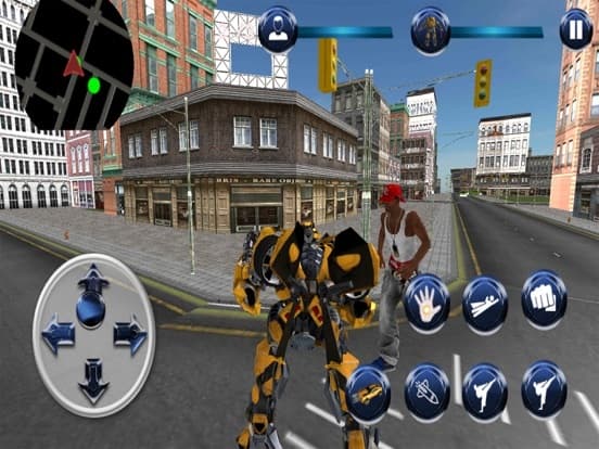 Future Flying City Robot screenshot 5