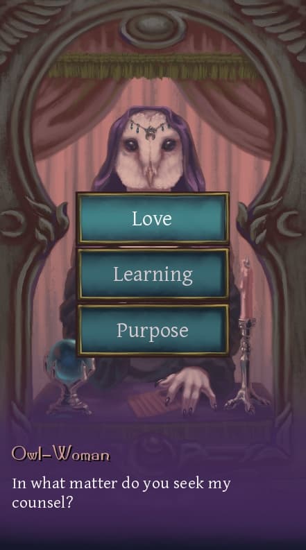 The Owl-Woman Oracle screenshot 2