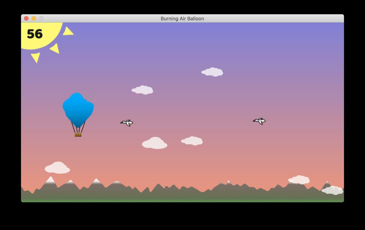 Burning Air Balloon screenshot 3