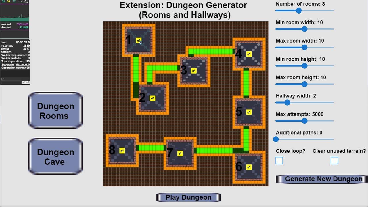 Extension: Dungeon Generator