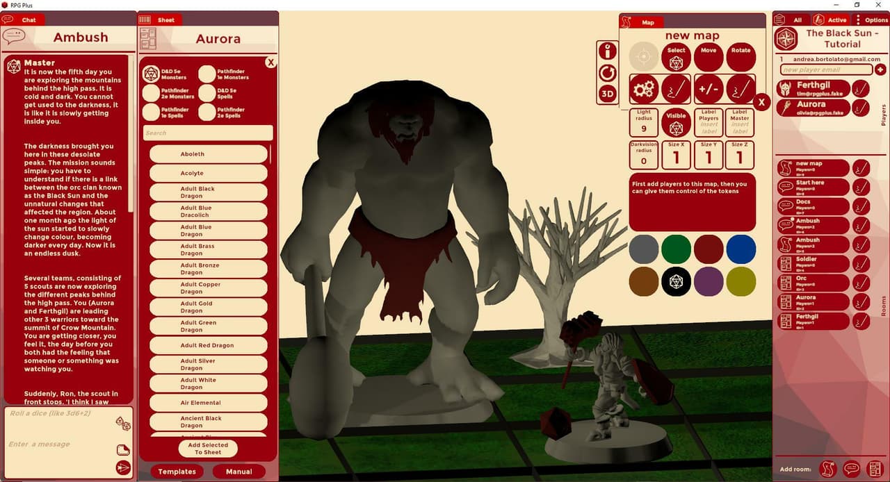 RPG Plus - Desktop & Mobile Tabletop Roleplaying