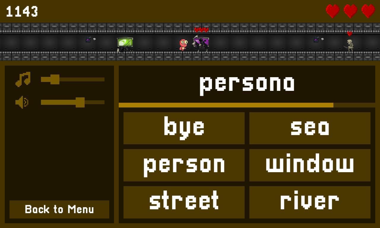 Flashcard Dungeon (Benjamin Nolan / TwoWholeWorms) screenshot 2