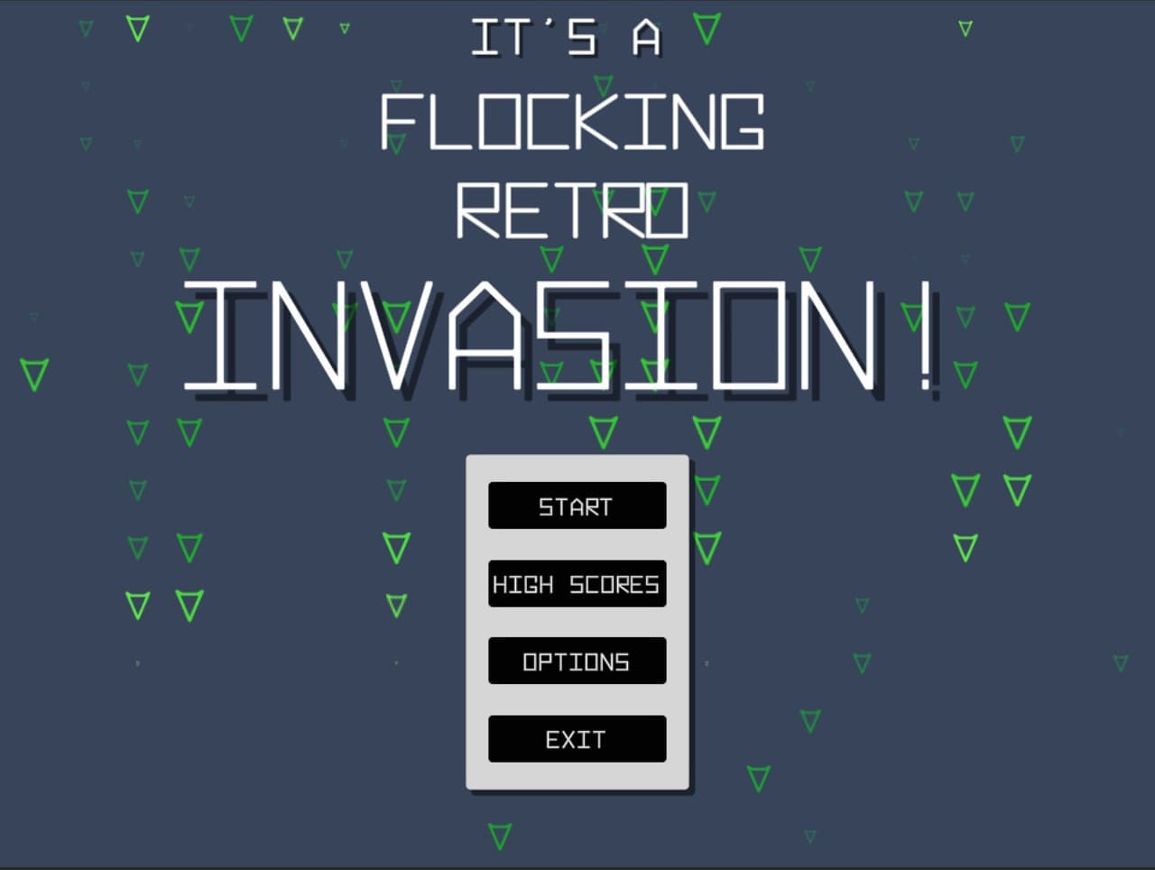Its a Flocking Retro Invasion! screenshot 2