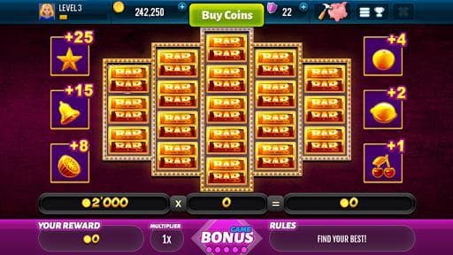Golden Bars Slots - Huge Slot Machine Game screenshot 5