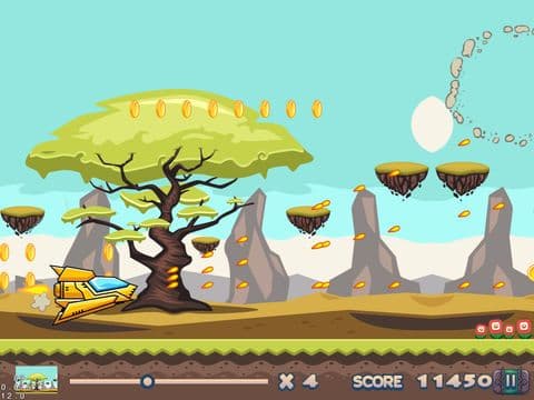 Kitty Dash - Brave Rocket Frontier screenshot 4