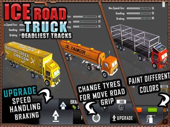 Ice Road Truck Simulator Race screenshot 3