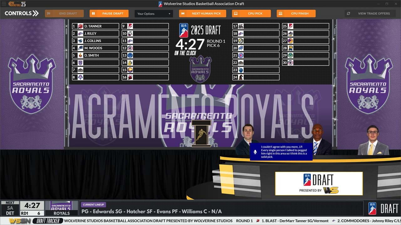 Draft Day Sports: Pro Basketball 2025 screenshot 2
