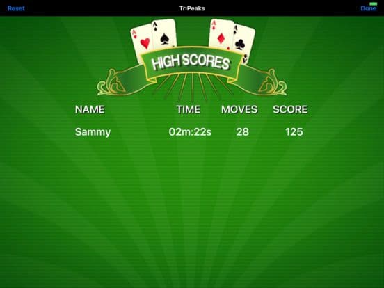TriPeaks Solitaire Cards Game