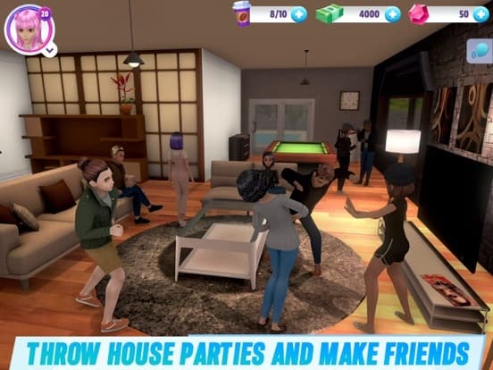 Virtual Sim Story: Life & Home screenshot 2