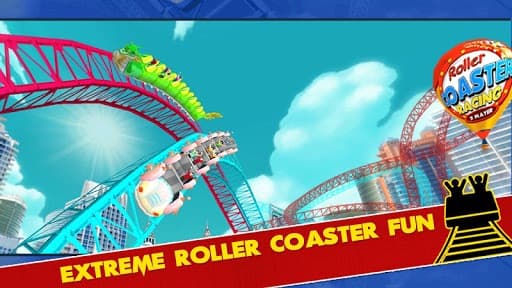 Roller Coaster Racing 3D 2 player screenshot 5