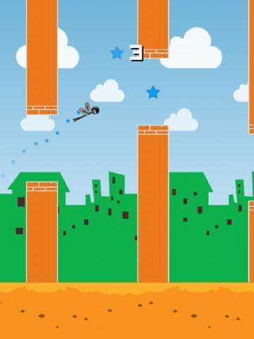 Sketchy Wings - the Flappy Stickman screenshot 3