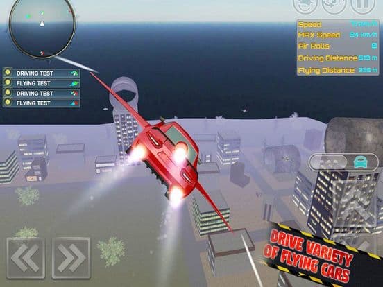 Fast Car Flying Sim 3D screenshot 3