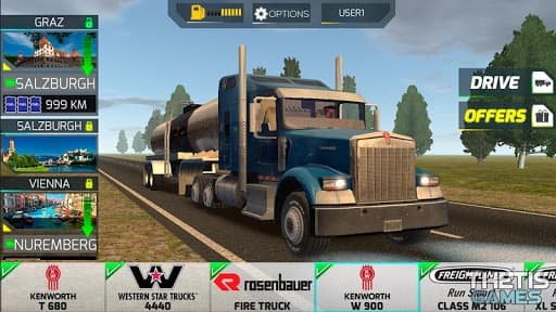 Truck Simulator Europe 2 Free screenshot 2