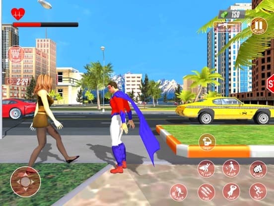 Super Hero Flying Simulator 3D screenshot 4
