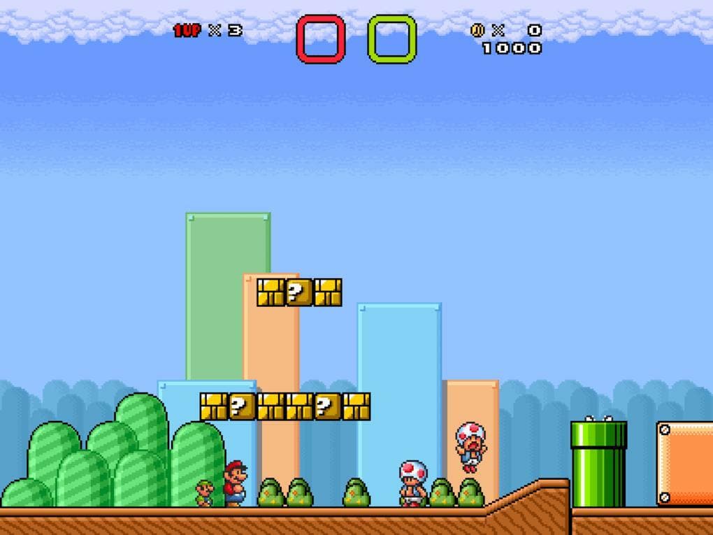 Super Mario Bros X screenshot 2