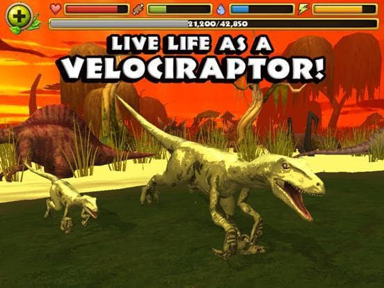 Jurassic Life: Velociraptor Dinosaur Simulator screenshot 2