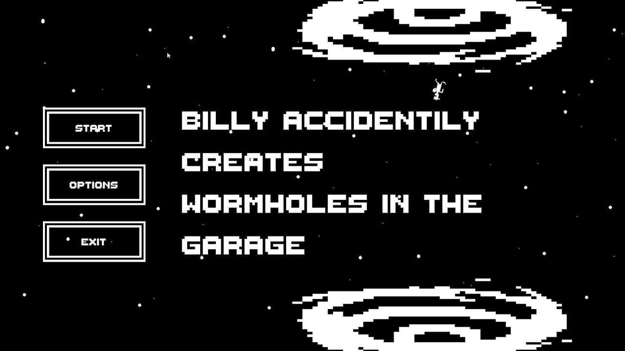 Billy accidentally creates wormholes in the garage screenshot 2