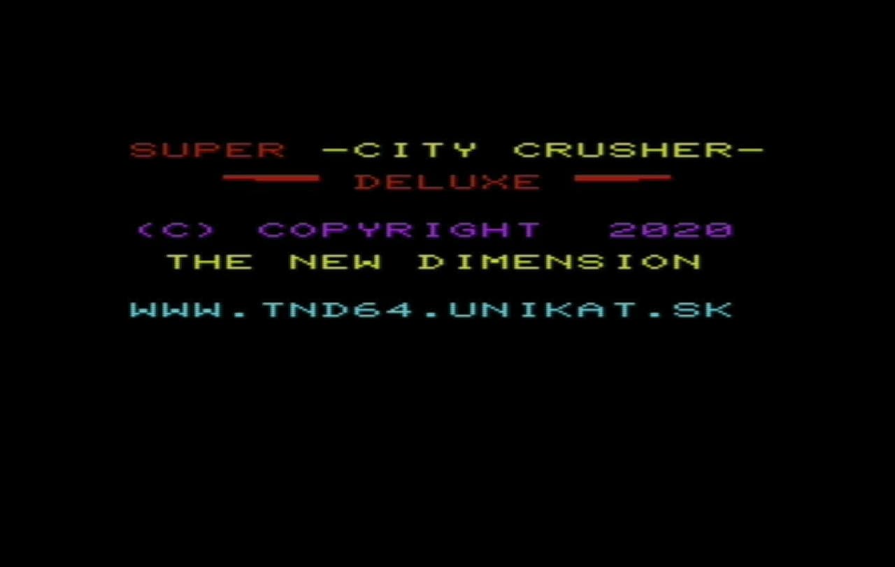 Super City Crusher DX - For VIC-20 + 3K screenshot 2