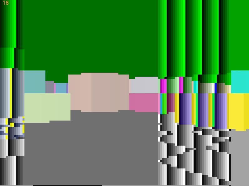 Glitch maze 3D (Python source code Creepy)