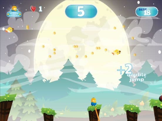 King the Yellow Jumpy Kid - Jump from Land to Land
