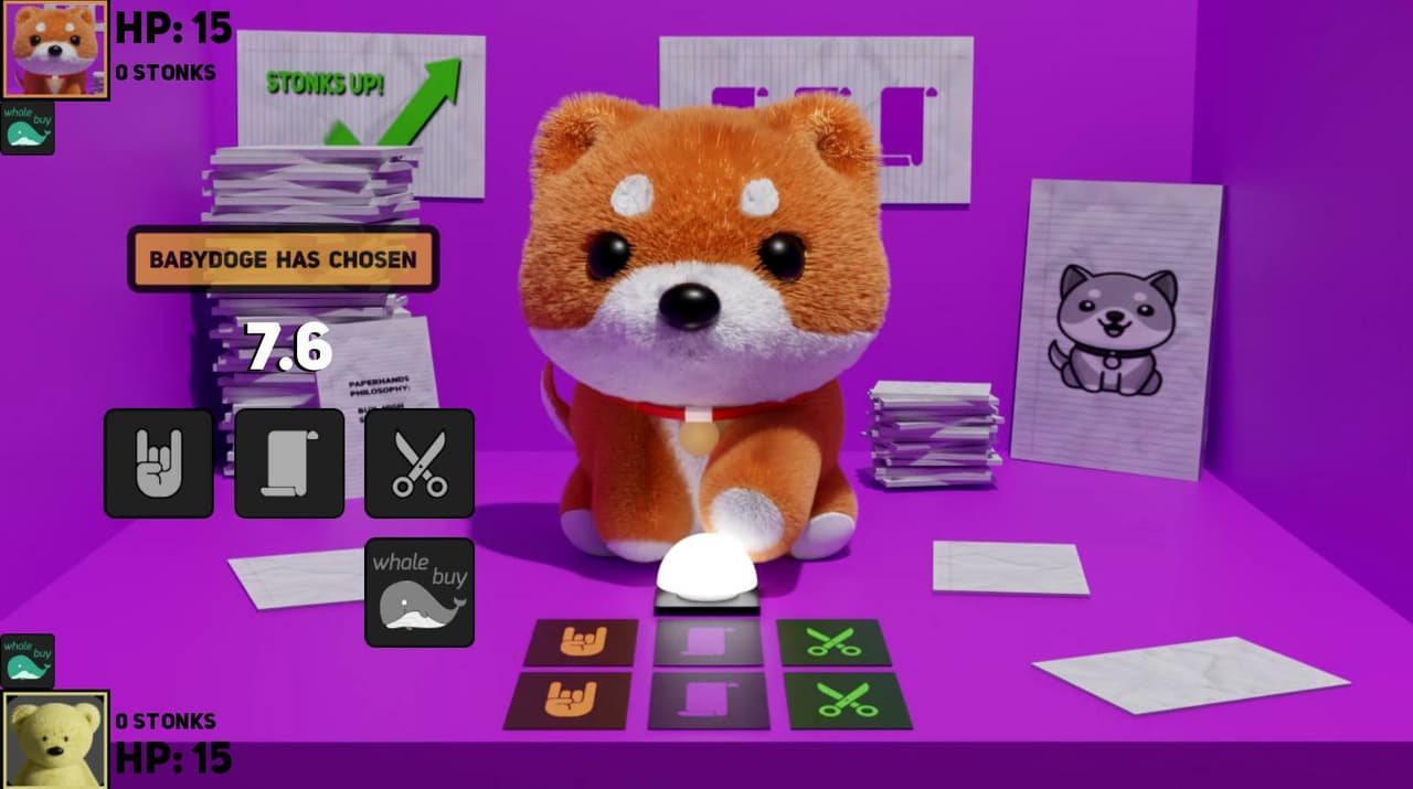Rock Paper Scissors with Baby Doge! screenshot 3