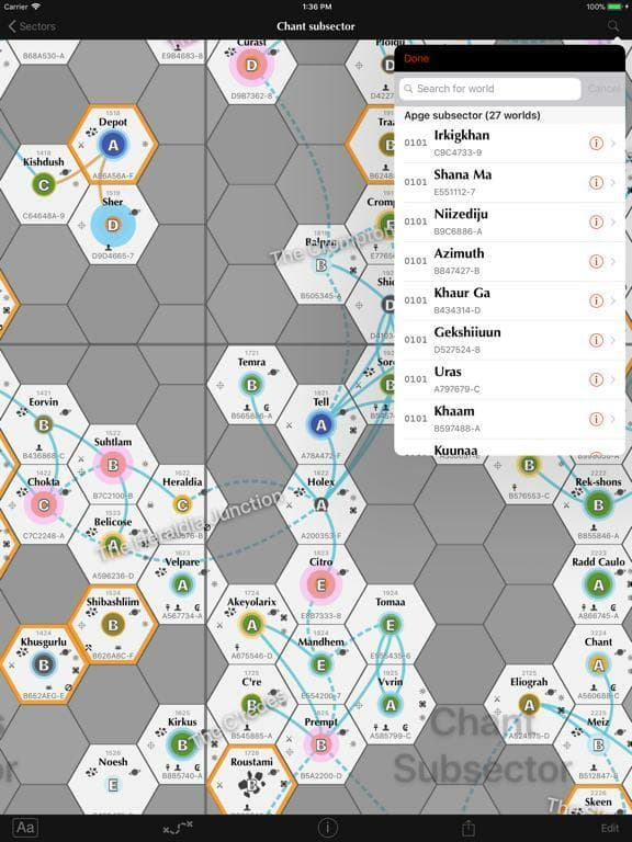 Sector - SciFi RPG map tool screenshot 2