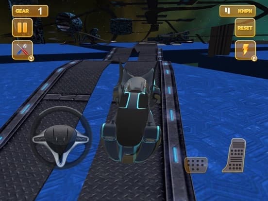 Star Extreme Galaxy Stunt Car Wars Games screenshot 2