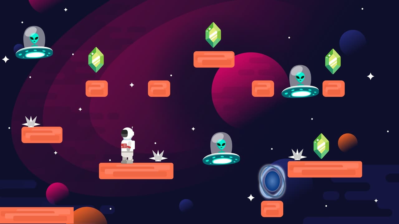 Astroplatformer screenshot 2