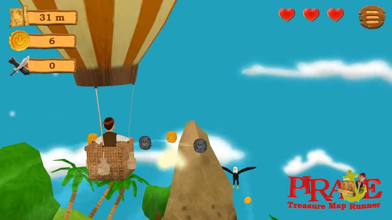 Pirate Treasure Map Runner