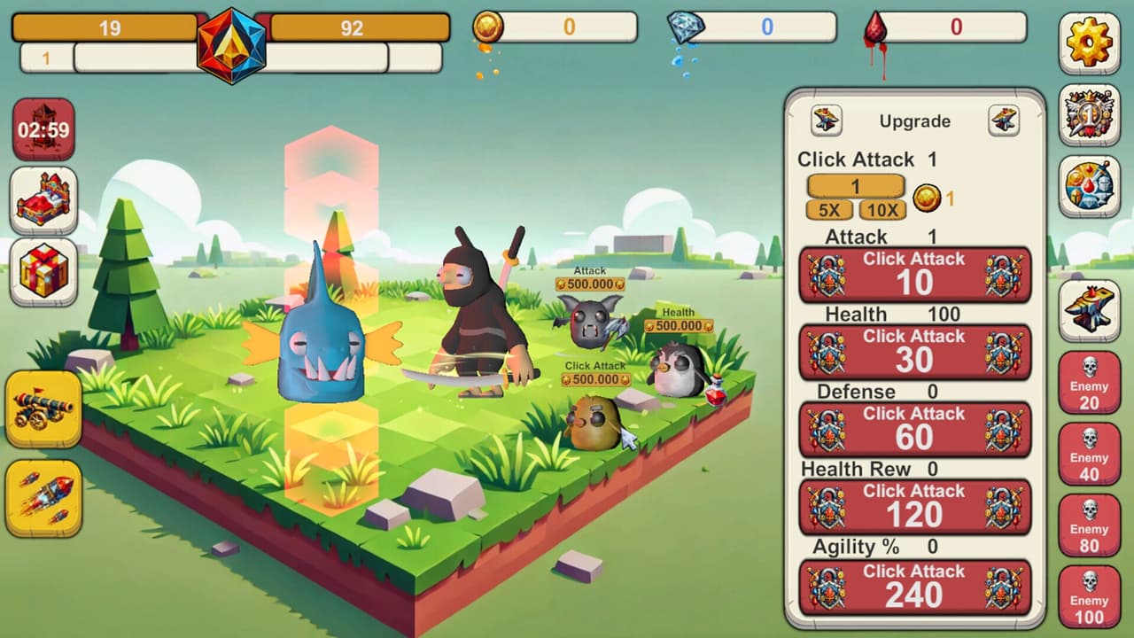 Infinite Idle: Online Clicker RPG screenshot 2
