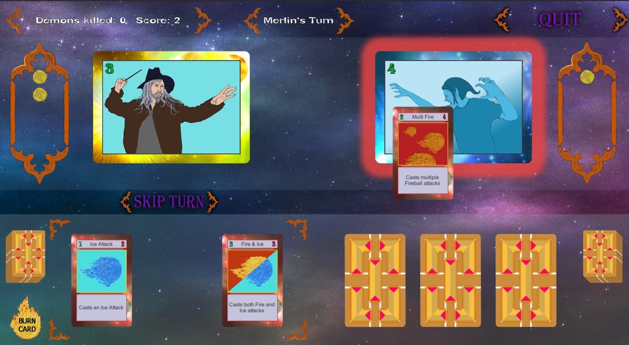 Merlins Demon War (Kateryna Bezverkha) screenshot 3