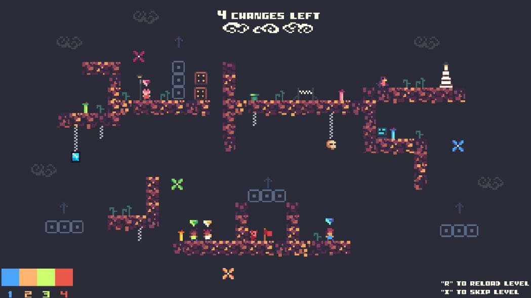 Pink, Green, Orange and Blue screenshot 2