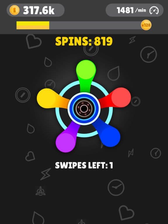 Fidget Spinner App-New Tappy Finger hand Simulator