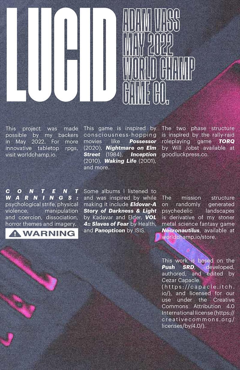 LUCID (itch) (World Champ Game Co.) screenshot 2