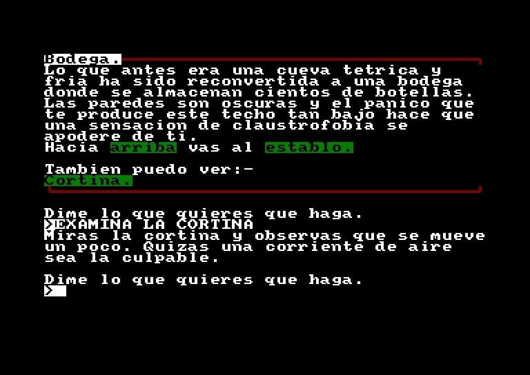 Mansión Kali II (Amstrad CPC) (Spanish) screenshot 4