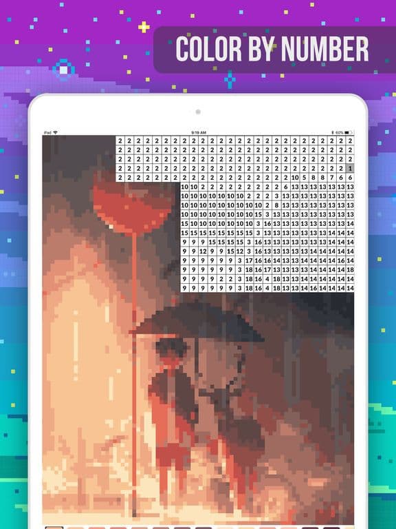 Number Coloring - Illustration screenshot 2