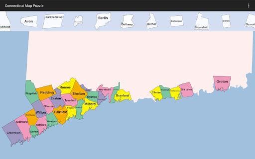 Connecticut Map Puzzle screenshot 4