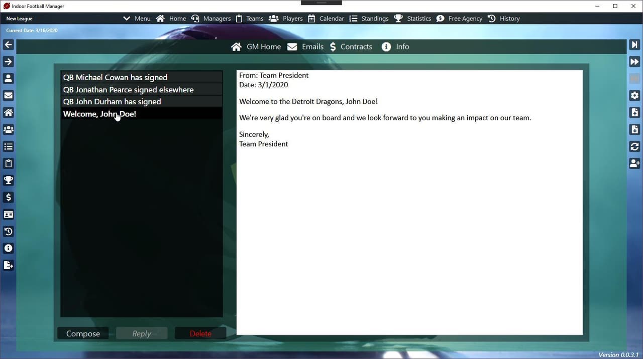 Indoor Football Manager screenshot 5