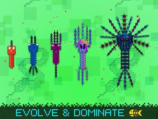 Pixel Sword Fish io screenshot 2