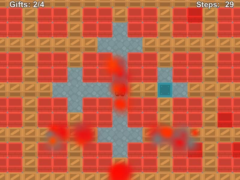 Maze with gifts screenshot 2