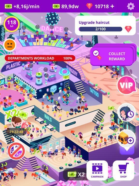 Idle Beauty Salon Clicker screenshot 6