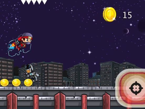 SUPER NINJA JET RUNNER screenshot 4