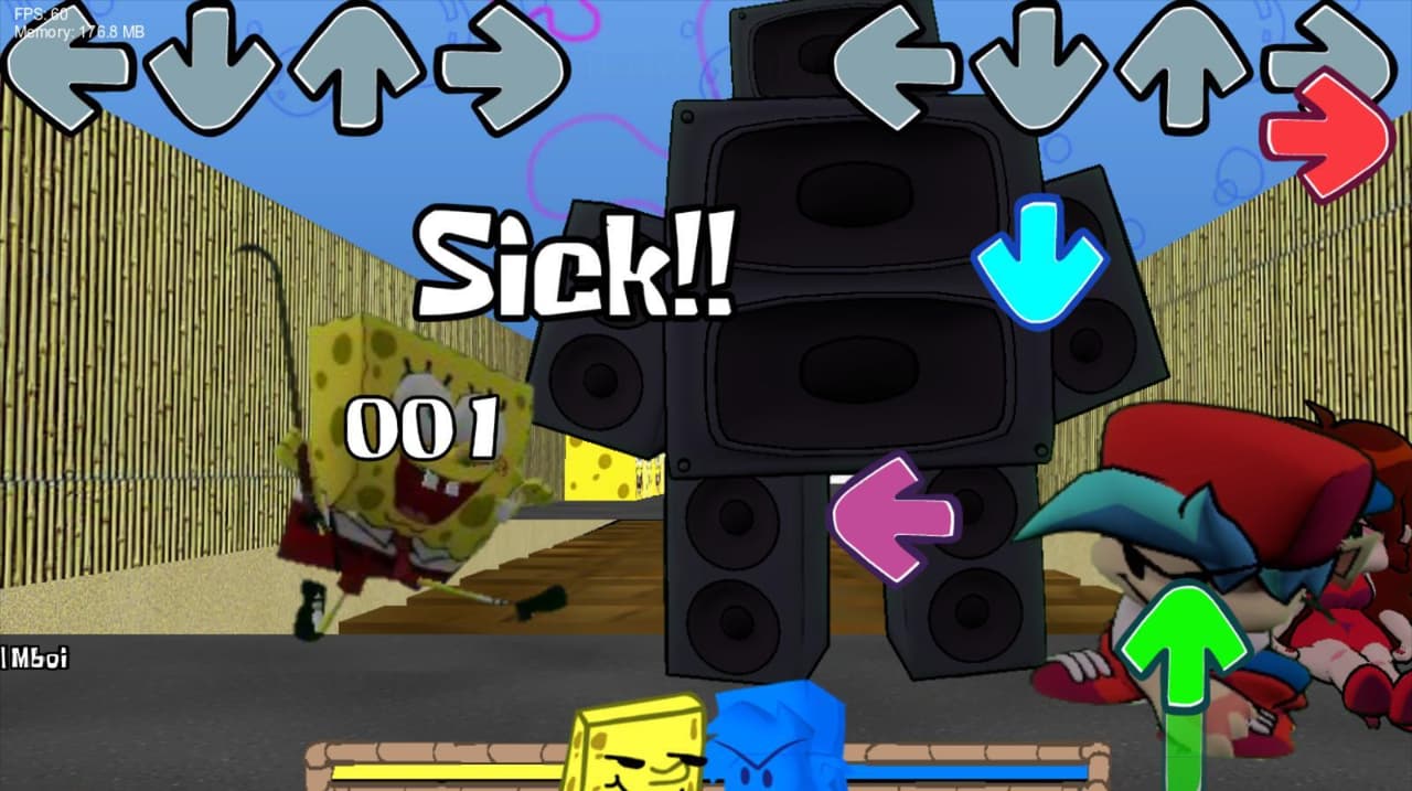 Vs Spongebob Parodies V3 FNF for MAC